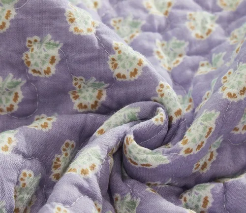 Vista 3 de Tache Home Colcha de cachemir floral bohemio rústico de algodón colcha de retazos