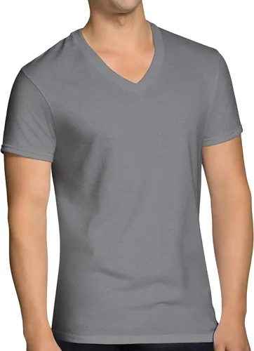 Vista 2 de Fruit of the Loom Mens Eversoft Cotton Stay Tucked V-Neck T-Shirt