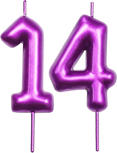 Vista 108 de DERVENTA Vela con números de 2.36 pulgadas, decoración perfecta para cumpleaños, brunch, postre, pastel, 1 pieza (número 0 rosa)