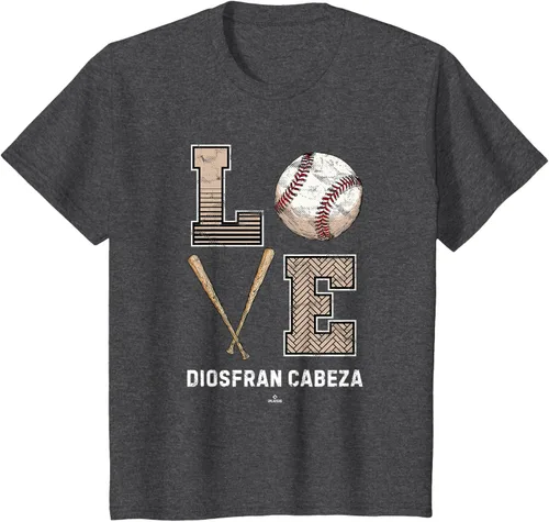 Vista 9 de Baseball Love Diosfran Cabeza Prospect Baseball Fan Gear T-Shirt