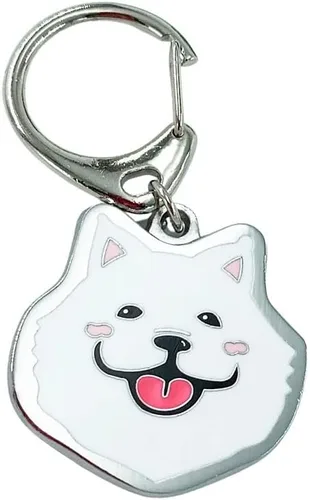 Vista 16 de Dog Keychain, Pet Pendant Keyring, Metal Keyring for Dog Lovers, Pattern Bag Pendant Decoration Malamute negro de Alaska