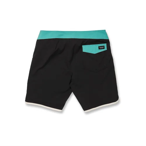 Vista 3 de Volcom Pantalón corto para hombre con diseño de lunares, 18.0 in