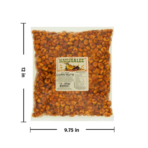 Vista 3 de Naturalee Nueces de maíz 2 lb - Chili Lemon - Bocadillo crujiente con alto contenido de fibra