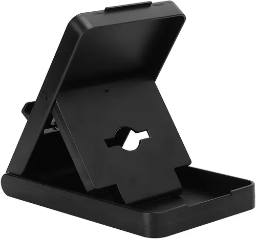 Vista 4 de Zopsc Soporte de juego plegable Consola de juegos para Switch Host Soporte ajustable para SwitchSwitch Lite Game Console NS Stand (negro)