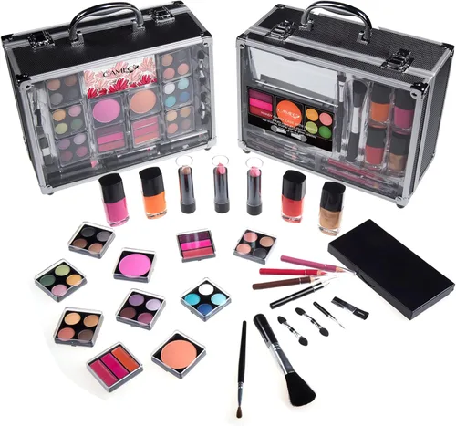 Vista 6 de Cameo Kit de maquillaje de tren con estuche de aluminio reutilizable para regalo