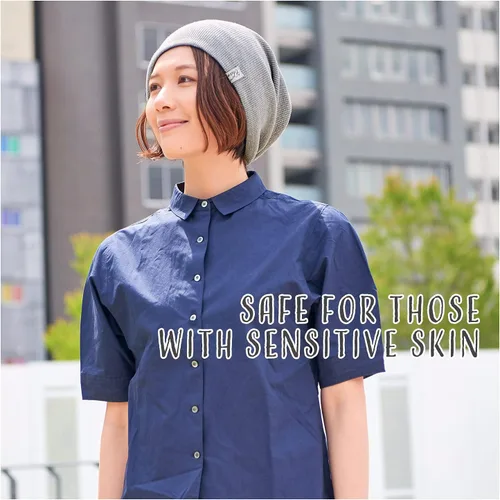 Vista 5 de CHARM Gorro de algodón holgado para mujer, estilo japonés
