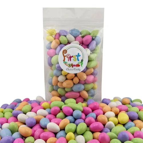 Vista 2 de FirstChoiceCandy Almendras de Jordania (1 libra, colores pastel surtidos)