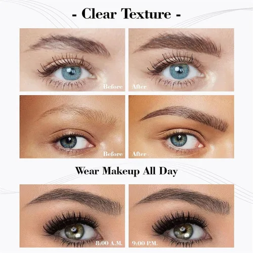 Vista 3 de Lápiz de cejas Microblading Pen Micro 4 Point Brow Pen Lift & Snatch Maquillaje de cejas de larga duración, impermeable y a prueba de manchas 2