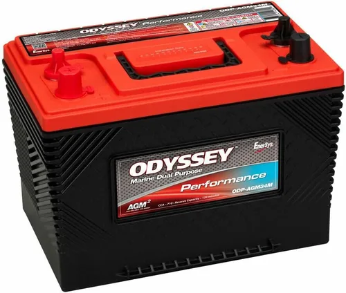Vista 3 de Batería náutica de doble propósito Trolling Thunder Odyssey 34M-PC1500ST
