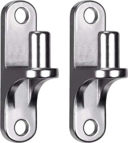 Vista 12 de Insaga Bisagra de puerta para valla de montaje en pared, bisagras de puerta de granja resistentes, acero inoxidable 304 fundido con diseño