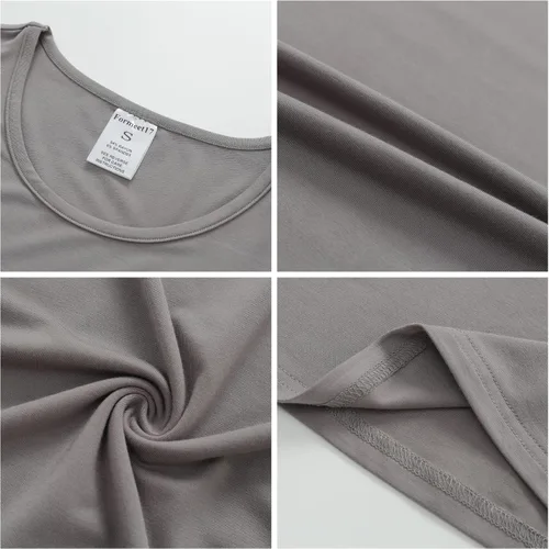 Vista 7 de Formeet17 Paquete de 2 camisetas de manga larga para mujer