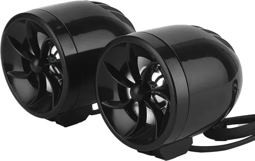 Vista 8 de Fydun Reproductor de música sonido sonido estéreo Amplificador sistema, altavoz de motocicleta, altavoz de motocicleta de 12 V, amplificador
