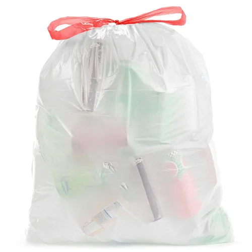 Vista 2 de Ultrasac Bolsas de basura de cocina altas con cordón blanco de 13 galones de 0.9 milésimas de pulgada de grosor y aroma fresco – 24 x 25 pulgadas
