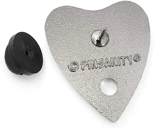 Vista 3 de Pinsanity Funny Ouija and Chill Planchette - Pin de solapa esmaltado, Cobre Plata Latón, Sin gemas.