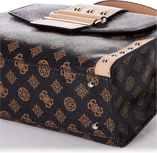 Vista 4 de Guess Bolso bandolera para mujer Greta Girlfriend Satchel - Mocha