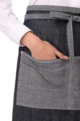 Vista 3 de Chef Works Unisex-Adult Manhattan Half Bistro ApronAprons