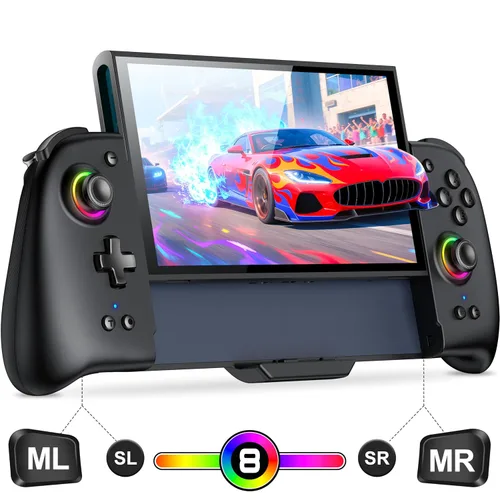 Vista 15 de Gammeefy Switch Controllers Compatible with Nintendo Switch/Switch OLED, One-Piece Joypad Controller Replacement for Switch Pro Controller with 9