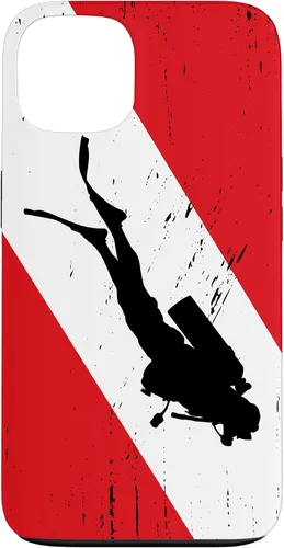 Vista 21 de Funda de buceo para iPhone 17, regalos de buceo, diseño vintage de buceo