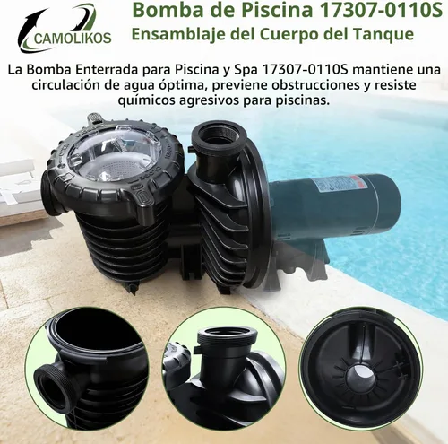 Vista 6 de 17307-0110S Conjunto de cuerpo de tanque de bomba de piscina se adapta a Pentair Sta-Rite IntelliPro VS 3050 Bombas Serie Max-E-Pro Conjunto