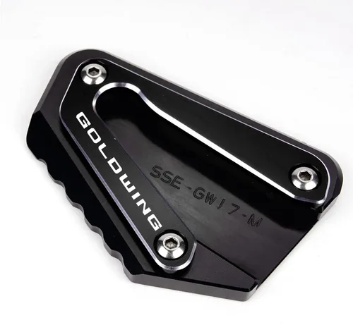 Vista 4 de MOWOK Para Goldwing GL1800 2002-2017 y 2018-2025 Goldwing GL1800 1800 Extensión de Soporte Lateral de Motocicleta con Reposapiés