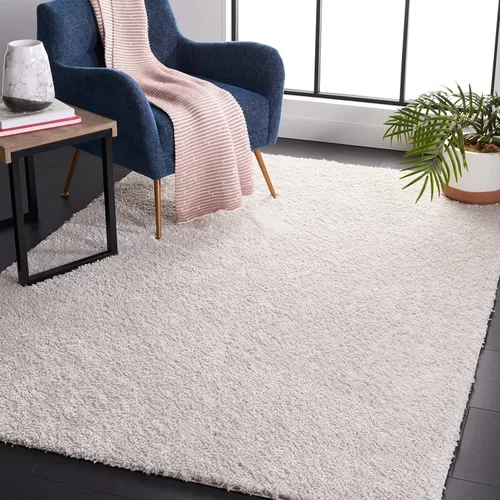 Vista 16 de SAFAVIEH Tahoe Shag Collection - Alfombra de área de 2 x 7 pies, color gris, diseño geométrico, felpa de 1.2 pulgadas de grosor, ideal para zonas