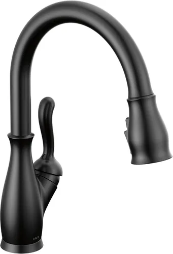 Vista 13 de Delta Faucet Leland VoiceIQ - Grifo de cocina sin contacto con rociador extraíble, grifo inteligente, Alexa y Google Assistant activado por voz