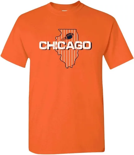 Vista 56 de Xtreme Apparrel Camiseta para hombre Team Field Map para aficionados al fútbol Dallas - Camisa azul marino