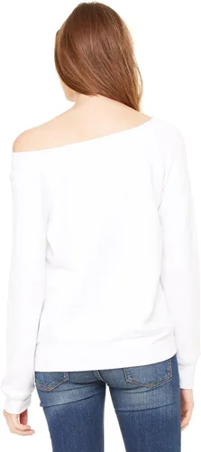 Vista 6 de Bella Canvas Sudadera de forro polar de esponja con cuello ancho (7501)