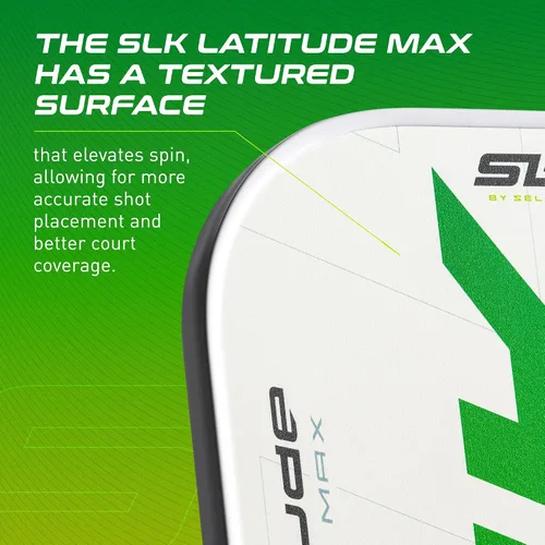 Vista 7 de Selkirk Sport SLK Latitude Pickleball Paddles Lightweight Graphite Core A pickleball racket with SpinFlex+ for unmatched spin and control on