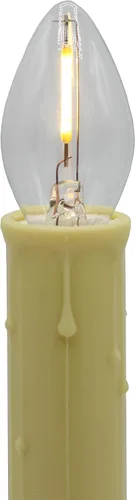 Vista 4 de Creative Hobbies Bombillas LED de noche, 4 W, 5 W, 6 W, 7 W, equivalente incandescente, base de candelabro C7, cuerdas de luz de Navidad