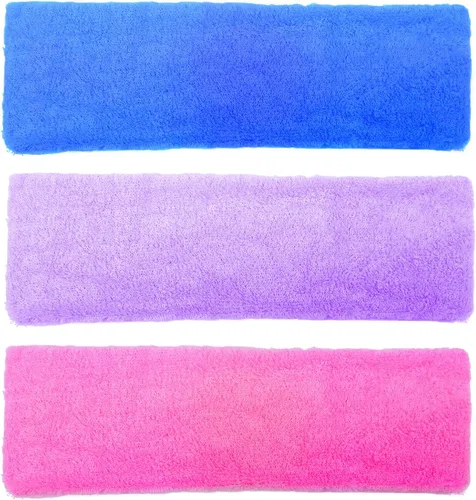 Vista 3 de INNOLIFE 15 diademas ultrafinas para mujer, diademas de yoga, bandas de algodón suave, diademas de tela para interiores y exteriores, yoga