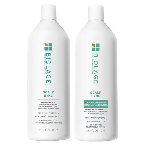 Vista 9 de Biolage Scalp Sync Anti-Dandruff Shampoo & Universal Conditioner Set - Targets Dandruff, Controls The Appearance of Flakes & Relieves Scalp