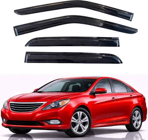 Vista 168 de KPY Moldura deflectora de viento con protección contra la lluvia compatible con Mazda CX-3 2016-2021 (CX3), 4 unidades, para ventana lateral