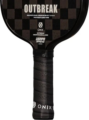 Vista 8 de Onix Outbreak Pickleball Paddle Reinforced by TeXtreme® Technology for Improved Performance and Stronger Play Negro