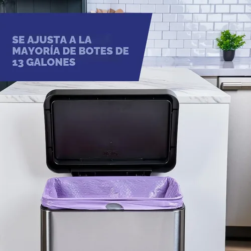 Vista 8 de Hefty Bolsas de basura ultra fuertes de 13 galones, bolsas de basura altas para cocina tamaño 13 galones, resisten fugas, perforaciones y desgarros