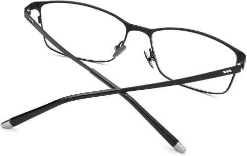 Vista 6 de FONEX Marco de lentes de titanio para hombre lentes de visión completa para hombre 8505