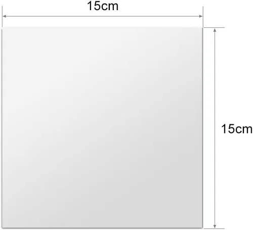 Vista 2 de Yosoo 9 calcomanías de pared de espejo DIY – Azulejos autoadhesivos de 5.9 in Decoración de espejo 3D para bricolaje Acryli