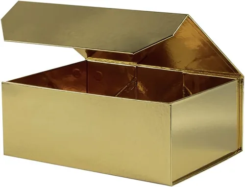 Vista 19 de Caja de regalo negra con tapa de 12 x 8 x 2.5 pulgadas, caja de regalo magnética para envolver, caja de regalo a granel para regalo, grano de malla
