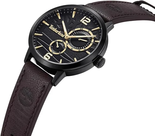 Vista 2 de Timberland Reloj multifunción para hombre, Marrón Oscuro, Vestido Deportivo