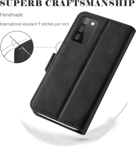 Vista 3 de YATWIN Compatible con Samsung Galaxy A03s Wallet Case, Flip Wallet Funda de cuero con cierre magnético con soporte para tarjeta de crédito y función