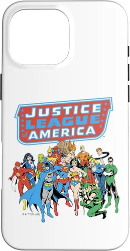 Vista 19 de Funda para iPhone 16 DC Comics Justice League Of America Group Shot