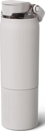 Vista 21 de BrüMate Rise - Botella de agua de 25 onzas con pajita de silicona cubierta 100 % a prueba de fugas, botella de agua de acero inoxidable aislada