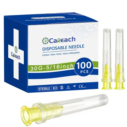 Vista 10 de 100 piezas 18 g 1 pulgada Aguja para Accesorios de Laboratorio Industrial, Medición y Relleno de Tintas Rellenar tintas, envueltas individualmente
