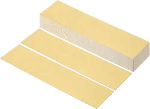 Vista 11 de PATIKIL Placas de nombre en blanco de 8"x2", paquete de 20, placas de nombre personalizadas grabadas personalizadas, rectángulos en blanco