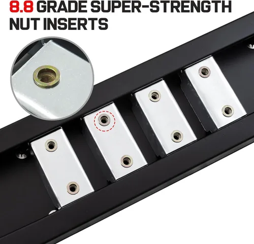 Vista 6 de Estribos de 6 pulgadas compatibles con Chevy Silverado/GMC Sierra 1500 2019-2026, Silverado/Sierra 2500HD 3500HD 2019-2026 Crew Cab