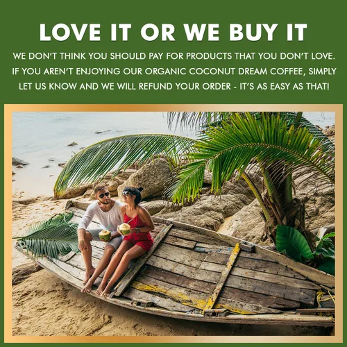 Vista 9 de Cápsulas de café de coco orgánico para cafeteras compatibles con Keurig K Cup, cápsulas de café de coco orgánico con cafeína de tostado medio