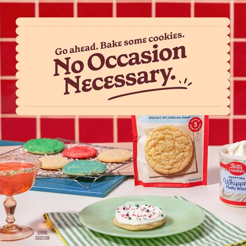 Vista 5 de Betty Crocker Galletas de azúcar, mezcla para hornear galletas, 17.5 oz