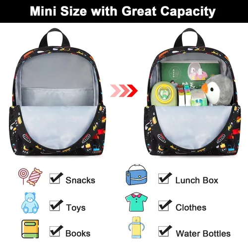 Vista 4 de Accmor Arnés de Mochila para Niños Pequeños con Correa, Lindas Mochilas para Bebé con Eslabón de Muñeca Antipérdida, Mini Arnés de Mochila