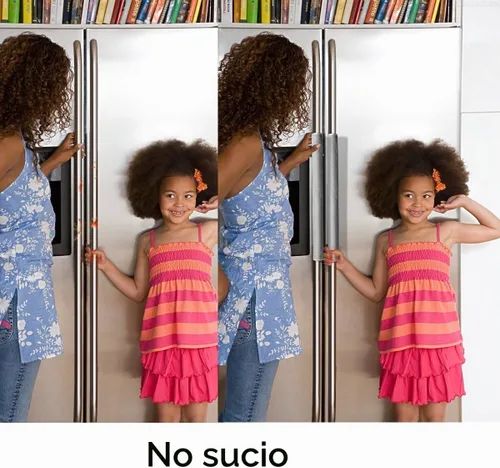 Vista 4 de OUGAR8 Juego de 3 fundas para manija de puerta de refrigerador, guantes para electrodomésticos de cocina, nevera, microondas, lavavajillas