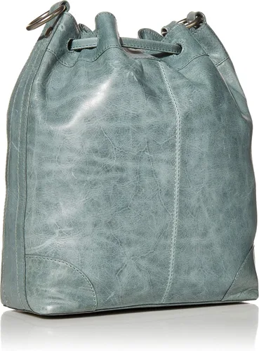 Vista 2 de Frye Bolso Hobo Melissa con cordón para mujer, Cielo